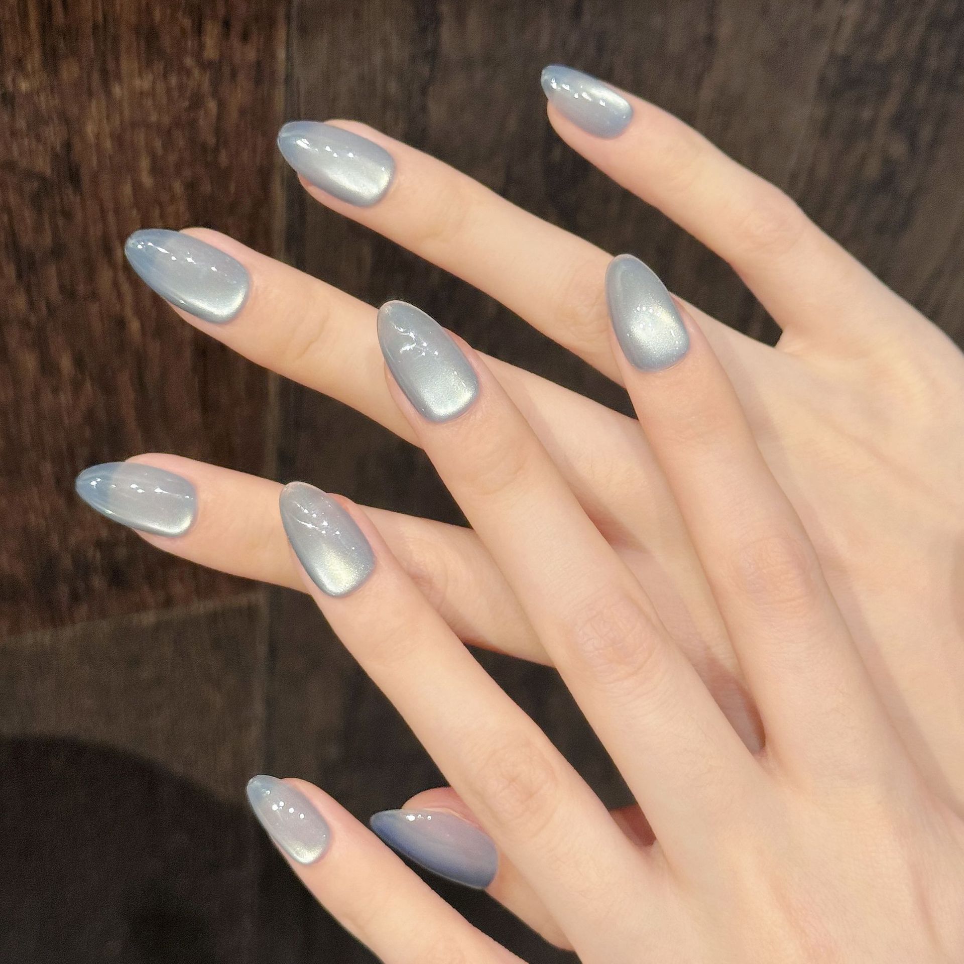 10 قطع من الأظافر الصناعية الز - مراجعة Nail Art Cat Eye Simple وسعره