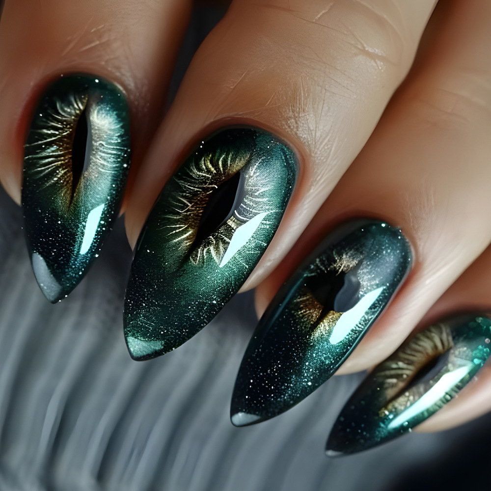 24 قطعة/المجموعة/مجموعة أظافر  - مراجعة Nail Art Fake Nails وسعره
