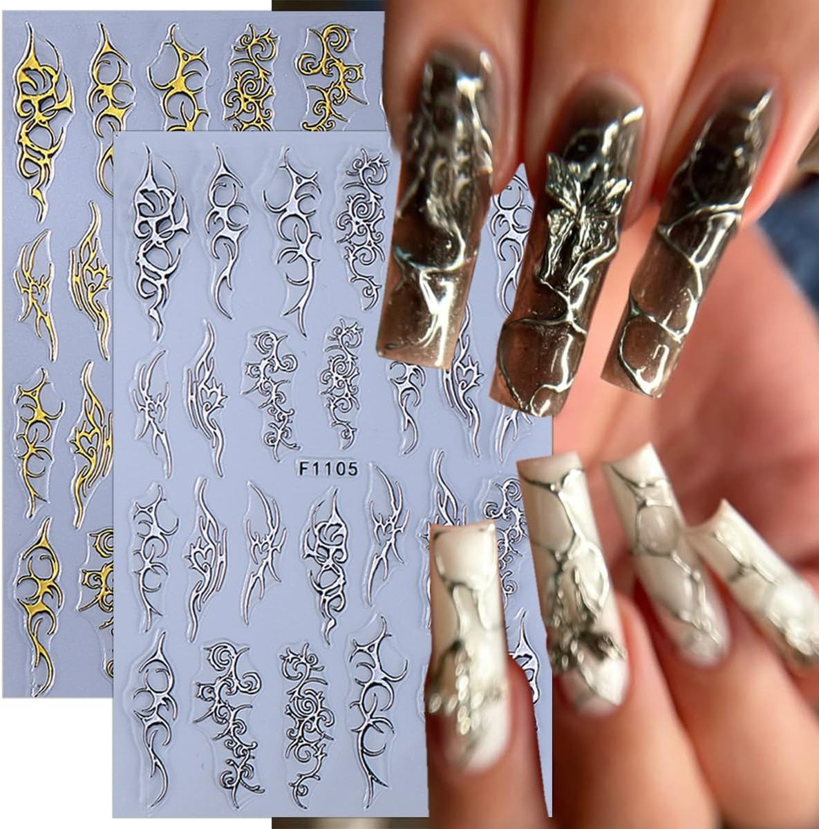 القوطية مسمار الفن الشرير حزام - مراجعة Nail Art Gothic وسعره