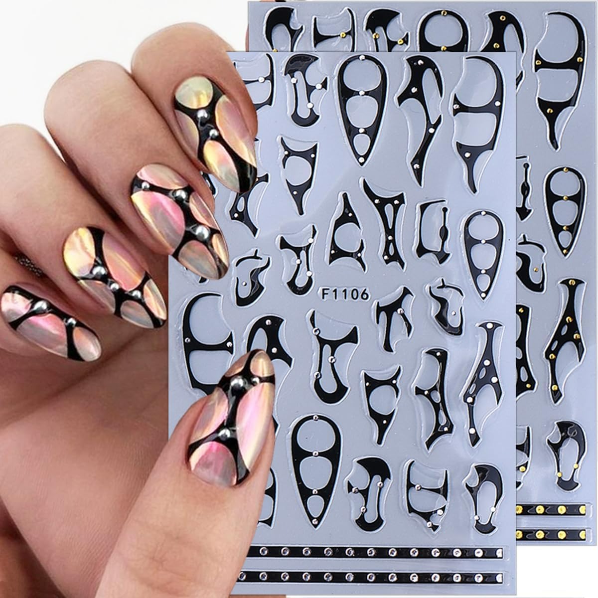 القوطية مسمار الفن الشرير حزام - مراجعة Nail Art Gothic وسعره