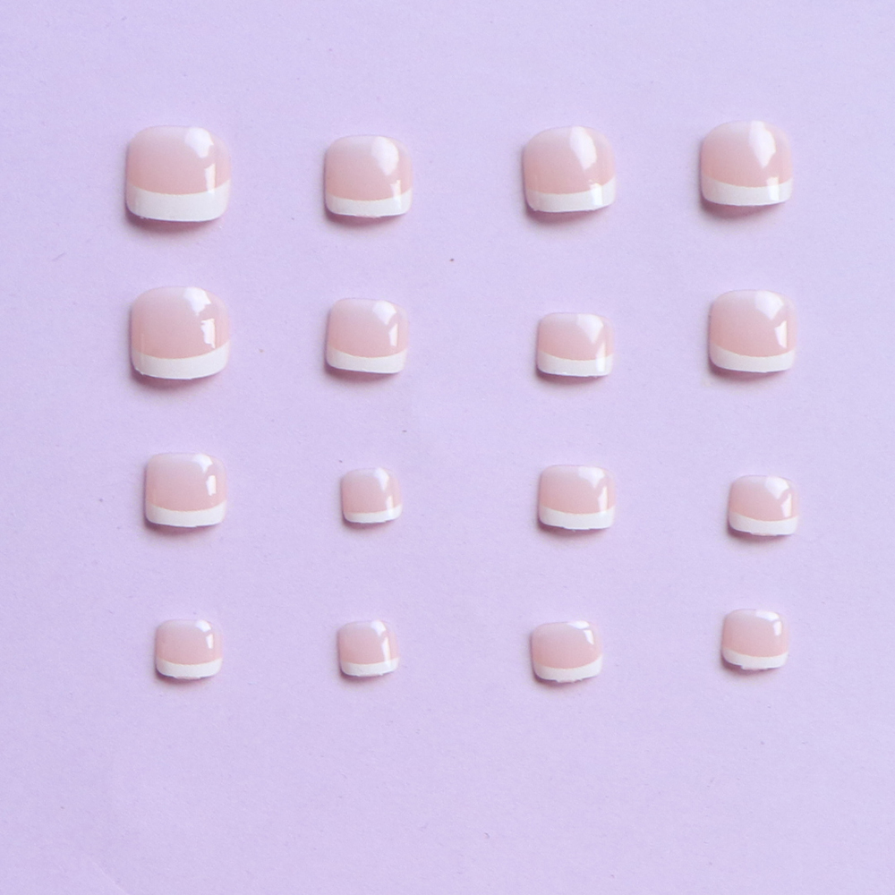 أظافر إصبع قدم مزيفة قصيرة مرب - مراجعة Nail Art Fake Nails وسعره