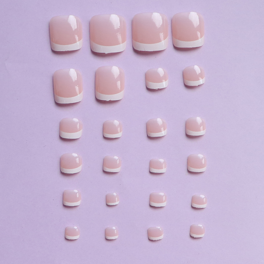 أظافر إصبع قدم مزيفة قصيرة مرب - مراجعة Nail Art Fake Nails وسعره