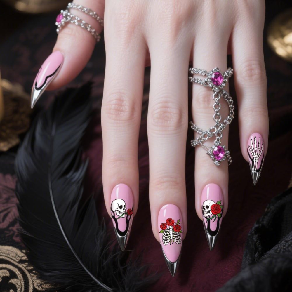 3 قطع من قوالب طباعة الأظافر ب - مراجعة Nail Art Gothic وسعره