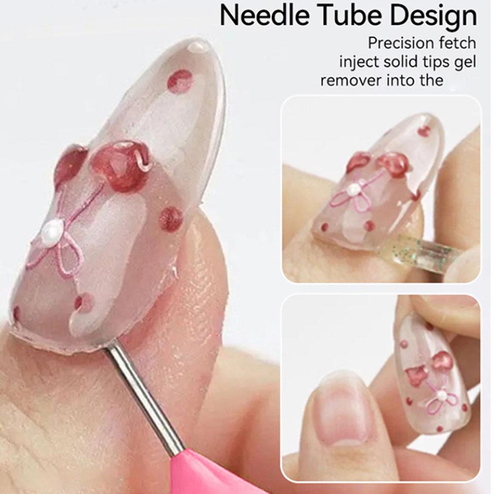 مزيل وسائل فك لاصق الجل الصلب  - مراجعة Nail Art Fake Nails وسعره