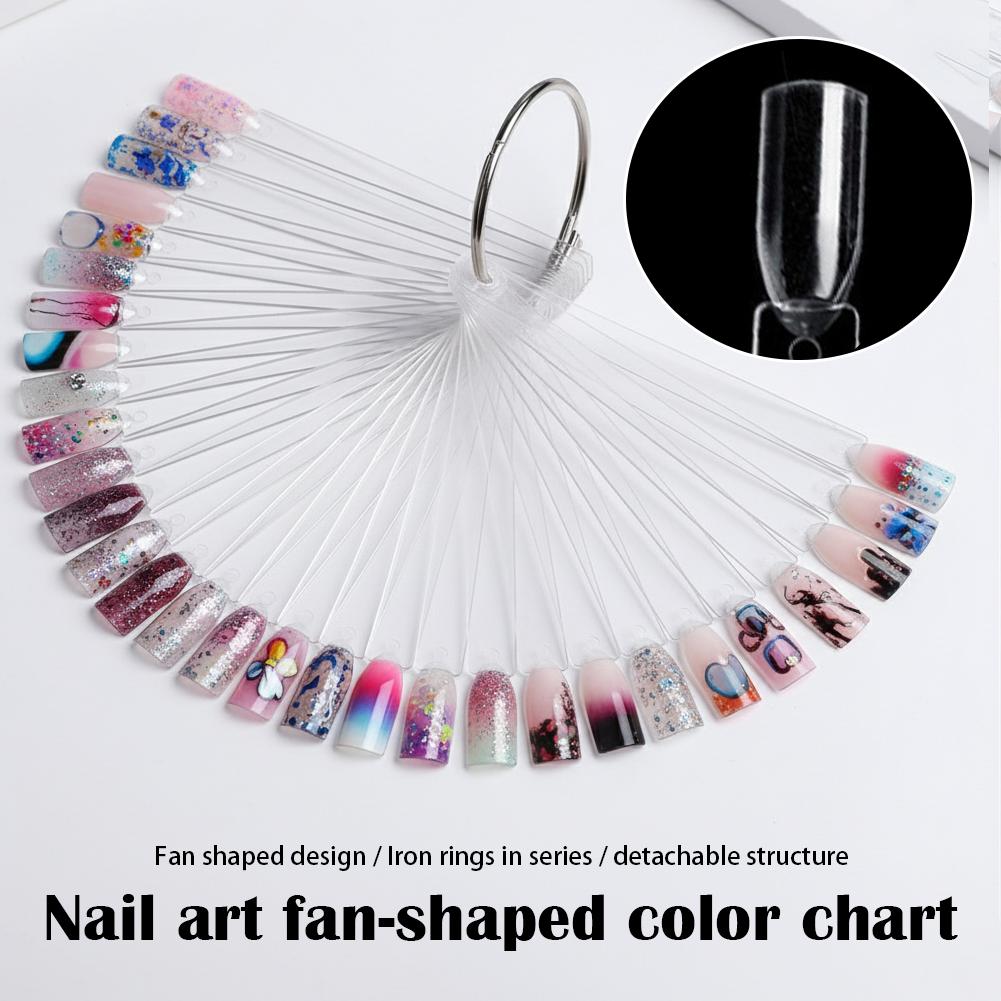 50 قطعة عينة أظافر شفافة، بطاق - مراجعة Nail Art Viral وسعره