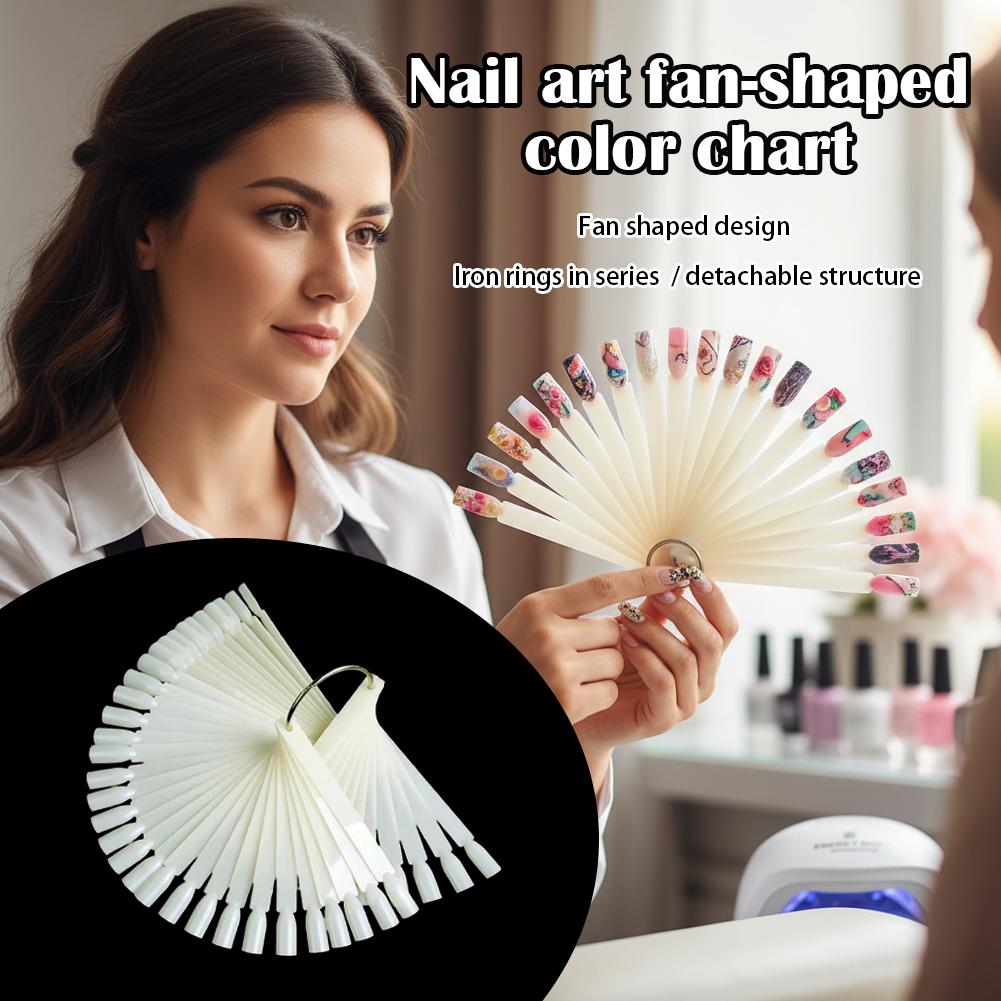50 قطعة عينة أظافر شفافة، بطاق - مراجعة Nail Art Viral وسعره