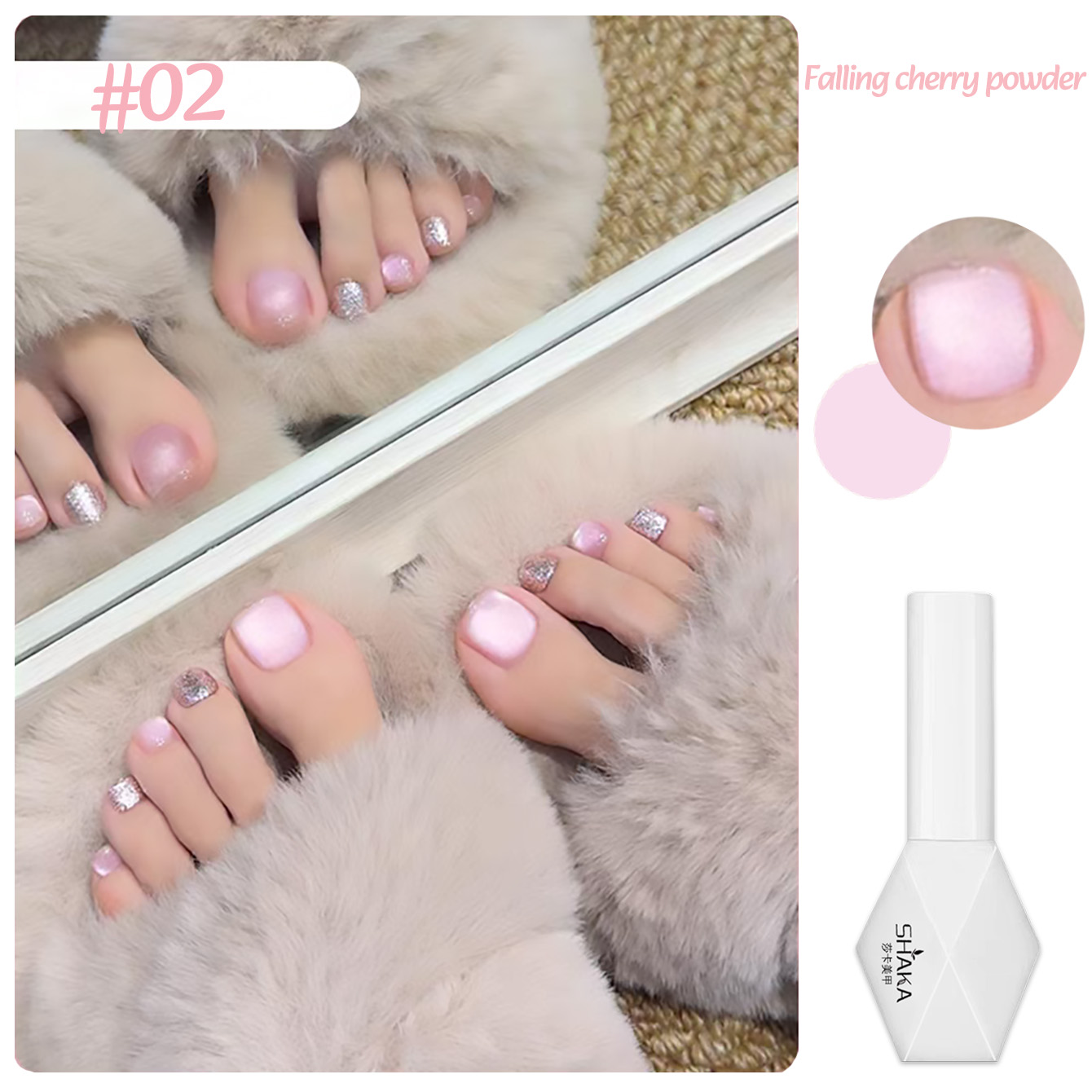 طلاء أظافر جل عين القط من شاكا - مراجعة Nail Art Cat Eye Simple وسعره