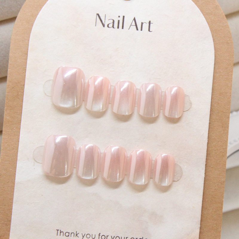 10 قطعة النساء اليدوية الصحافة - مراجعة Nail Art Cat Eye Simple وسعره