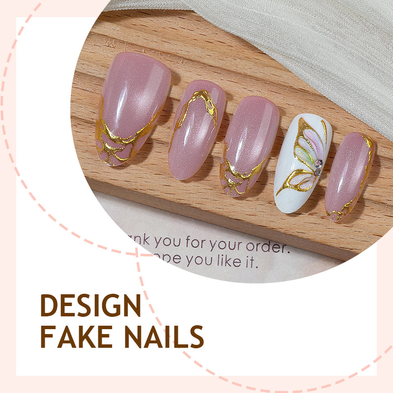 أظافر صناعية لوزية الشكل بتصمي - مراجعة Nail Art Cat Eye Simple وسعره