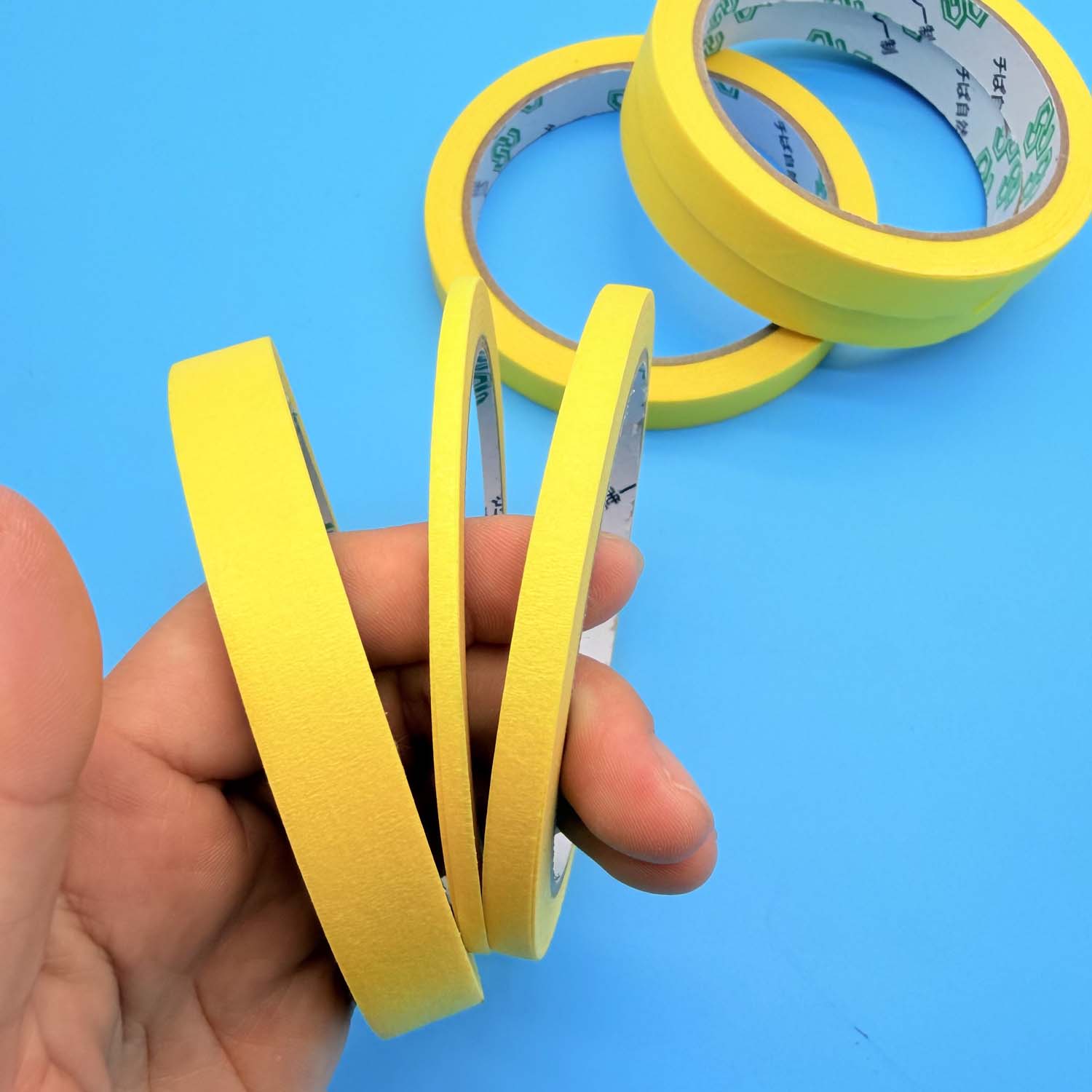 شريط لاصق أصفر بثلاثة أحجام -  - مراجعة Nail Art Yellow وسعره