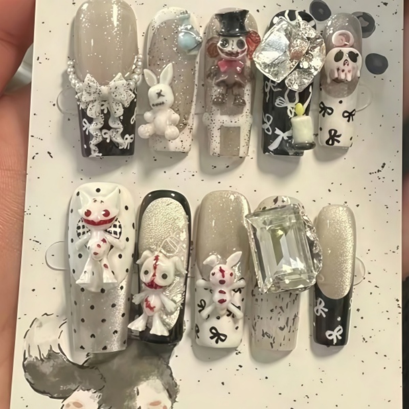 قالب سيليكون لفن الأظافر بتصمي - مراجعة Nail Art Gothic وسعره