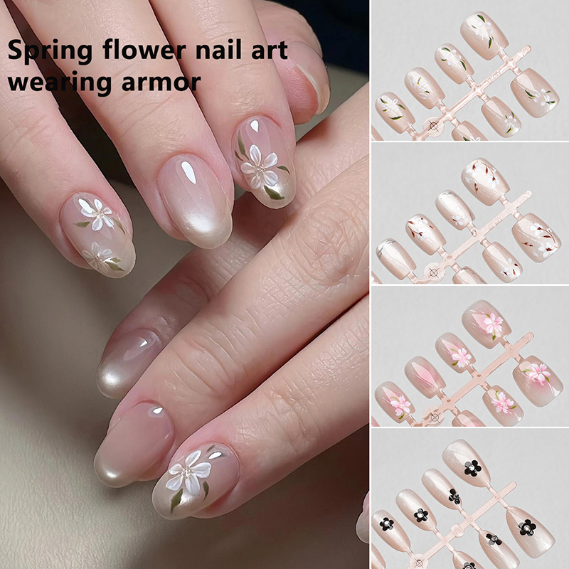 30 قطعة من الأظافر الاصطناعية  - مراجعة Nail Art Cat Eye Simple وسعره