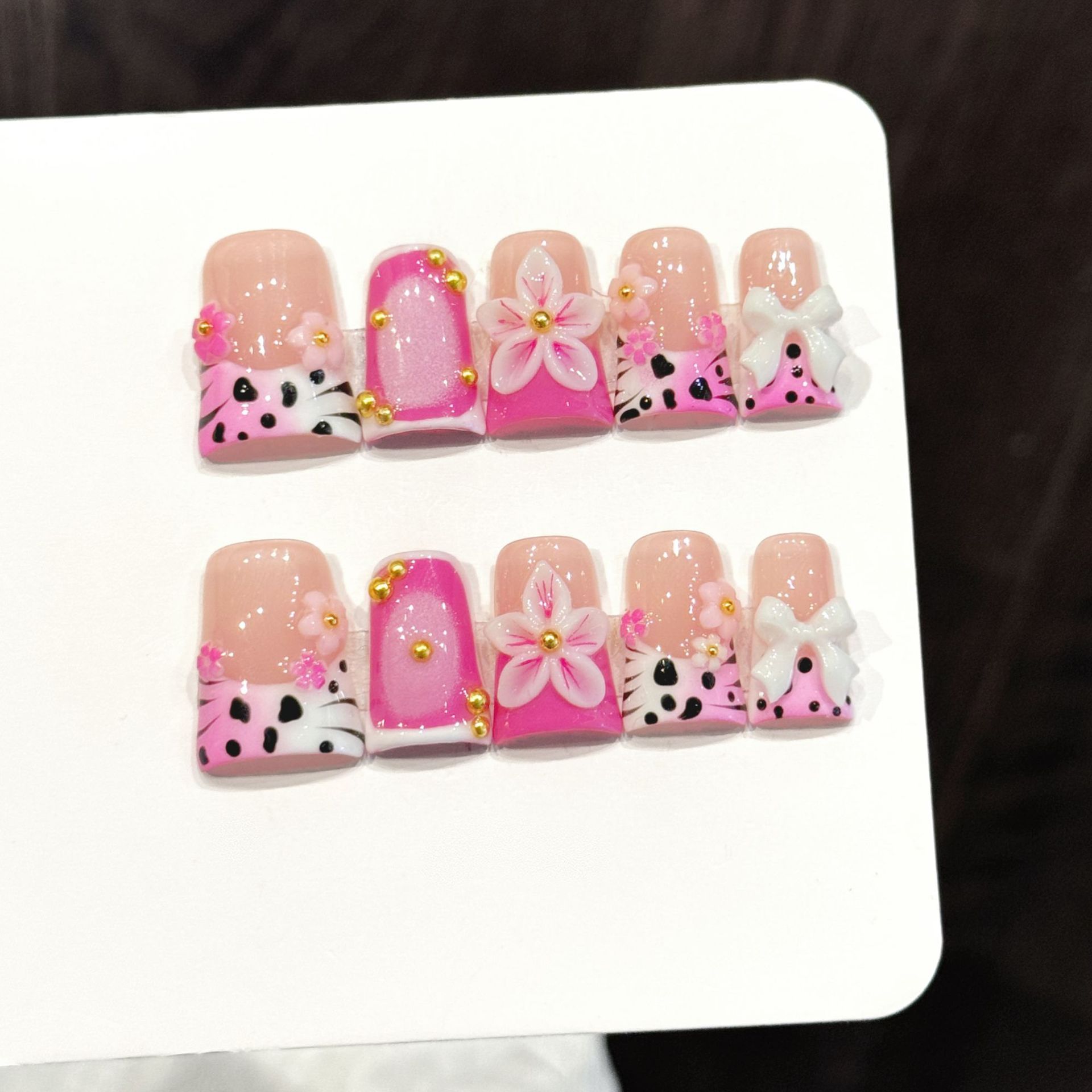 10 قطعة نمط المحيط الأظافر وهم - مراجعة Nail Art Fake Nails وسعره