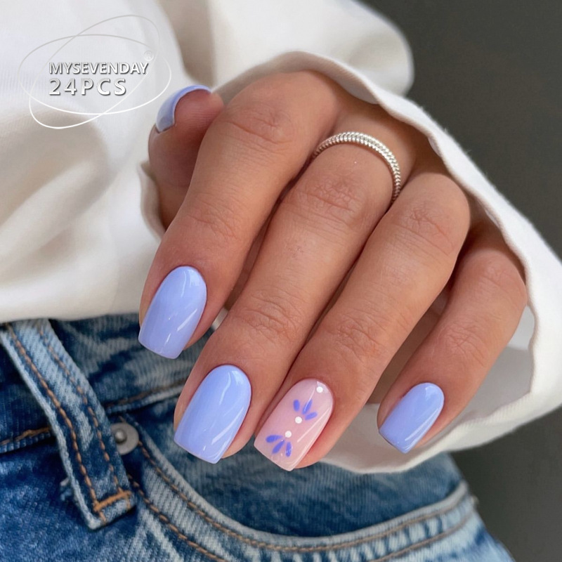 24 قطعة من الأظافر المزيفة على - مراجعة Nail Art Fake Nails وسعره