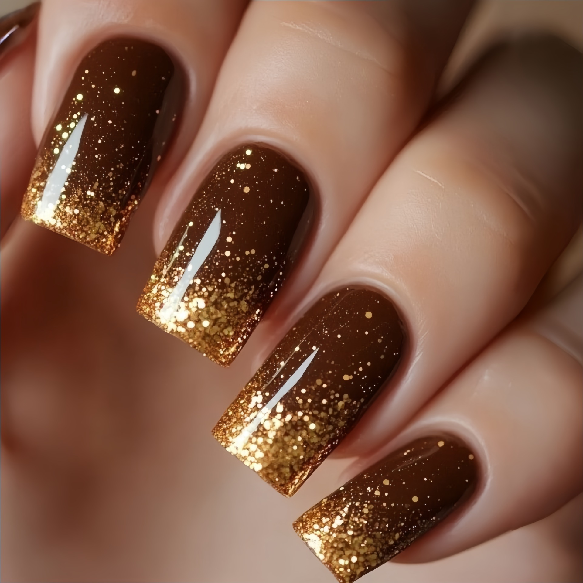 أظافر صناعية قصيرة متوسطة متدر - مراجعة Nail Art Fake Nails وسعره