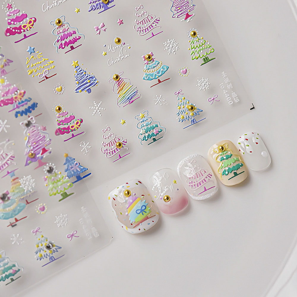 عيد الميلاد مسمار الفن ملصقات  - مراجعة Nail Art Xmas Design وسعره