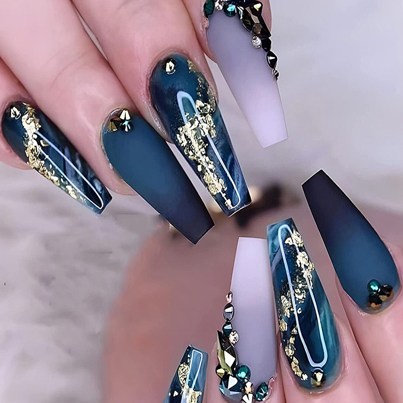 24 قطعة اضغط على الأظافر المزي - مراجعة Nail Art Xl وسعره