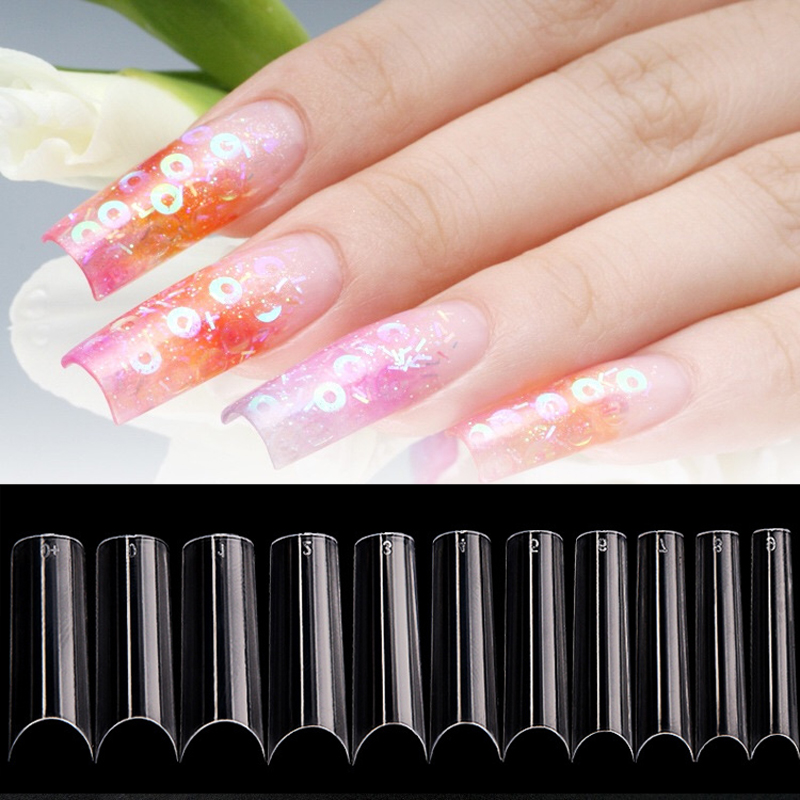 500 قطعة XL أظافر صناعية طويلة - مراجعة Nail Art Xl وسعره